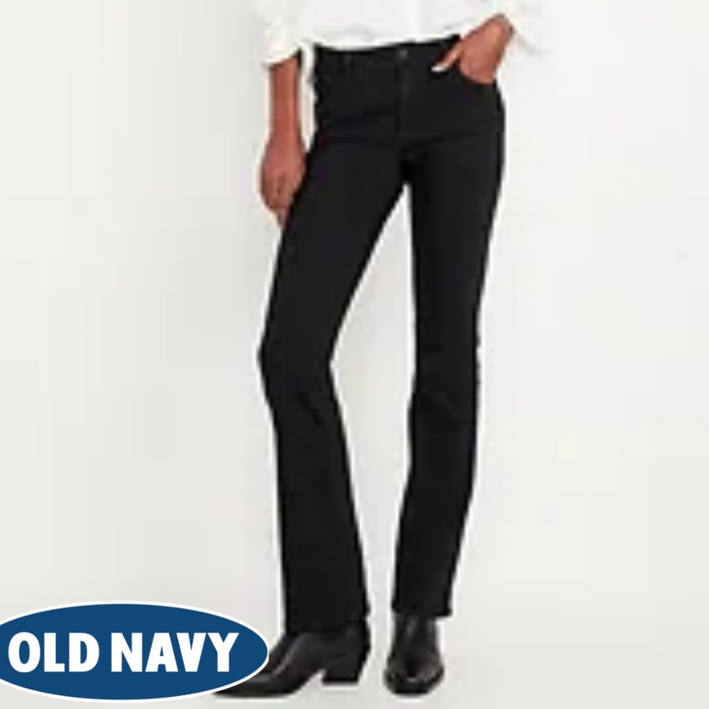 Black boot cut jean